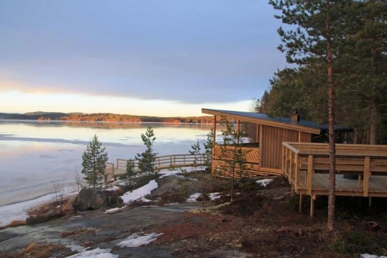 Peaceful And Scandinavian-Style Guesthouse With Scenic Nature And Seaview In High Coast Domsjo Extérieur photo